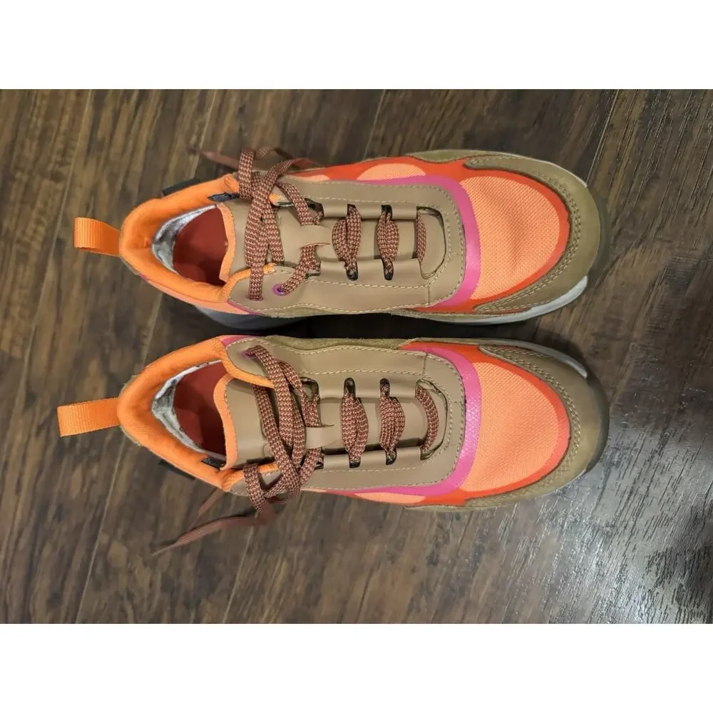 Teva Women's Geotrecca Low RP Sz:5 Hiking Shoes Honey Brown Coral 1144294